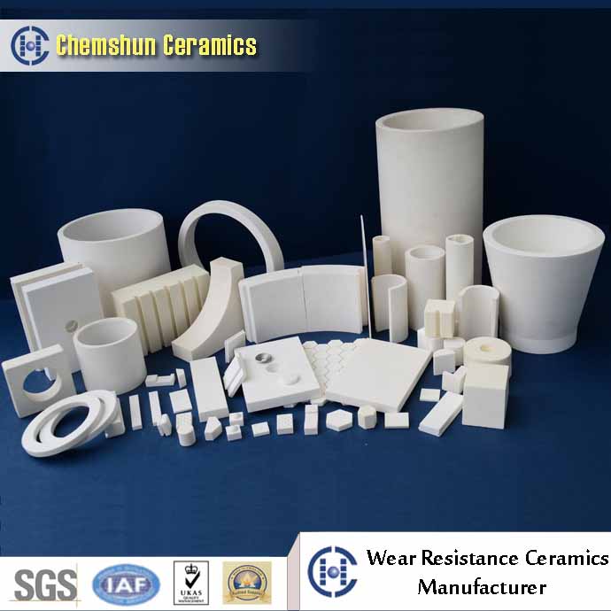 chemshun ceramics - wear resistant alumina ceramics as industrial linings