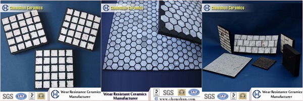 rubber ceramic wear liner