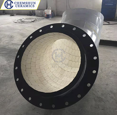 Wear Resistant Ceramic Lined Pipe